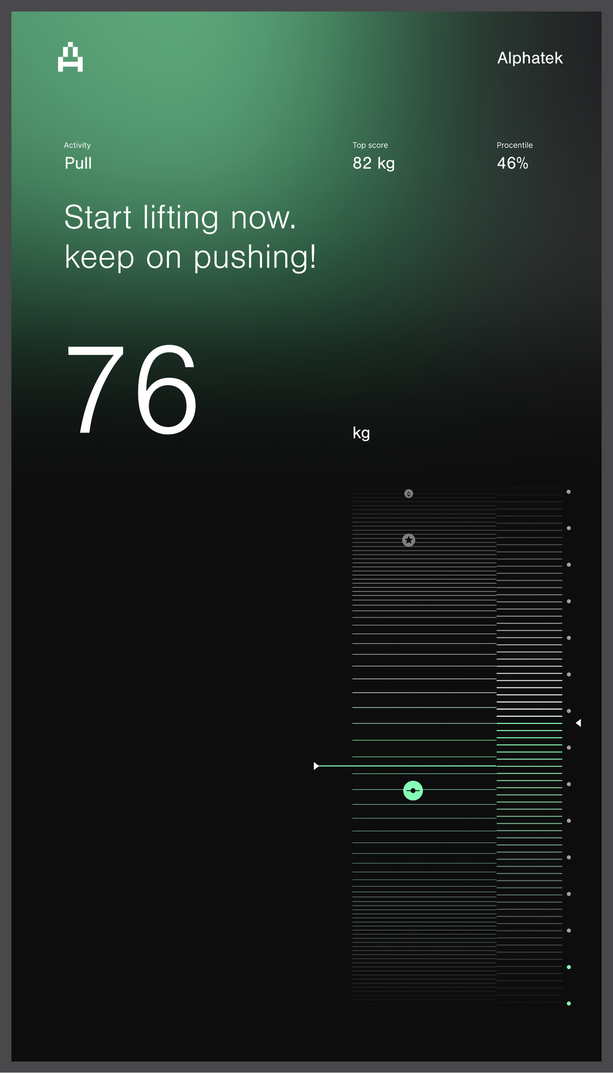 Alphatek pull screen.